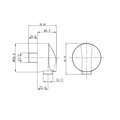 Шланговое подсоединение AQUAme, чёрный AQM8710MB