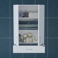 Шкаф Санта Стандарт 600x900x300, подвесной, 2 двери, 1 ящик, белый 401012
