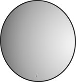 Зеркало с окантовкой Defesto Aura d90, LED подсветка, ИК-выключатель, тёплый белый свет DF 2996R