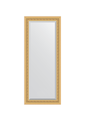 Зеркало Evoform Exclusive 650x1550 с фацетом, в багетной раме 80мм, сусальное золото BY 1284
