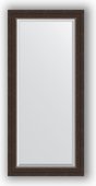 Зеркало Evoform Exclusive 510x1110 с фацетом, в багетной раме 62мм, палисандр BY 1144