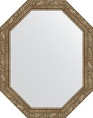 Зеркало Evoform Polygon 750x950 в багетной раме 85мм, виньетка античная латунь BY 7160