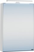 Зеркальный шкаф Санта Стандарт 500x730x150, с подсветкой, белый 113015