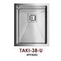Кухонная мойка Omoikiri Taki-38-U, без крыла, нержавеющая сталь 4993043