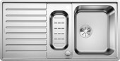 Кухонная мойка Blanco Classic Pro 6S-IF, клапан-автомат, полированная сталь 523665