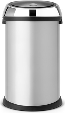Ведро для мусора 50л серый металлик Brabantia Touch Bin 243721