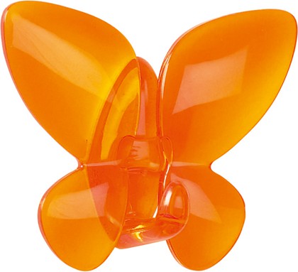Крючок для полотенец Spirella Mariposa, самоклеящийся, оранжевый 1013945