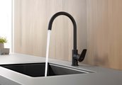 Смеситель для кухни Aquatek Бетта, чёрный матовый AQ1182MB