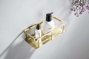 Полка для душа Aquatek 265x124x7, шлифованное золото AQ4936BG