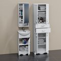 Тумба с раковиной Санта Верона Уют 450, напольная, 1 дверь, белый 700189+Уют45