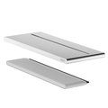 Полочка для душа Keuco Actis, со встроенным стеклоочистителем, анодированный алюминий с серебром 13559 170000