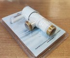Угловой вентиль RAV Slezak Stick, 1/2"x1/2", керамический, белый RV0212B