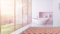 Коврик для ванной Grund Bindu, 60x100см, полиакрил, розовый с серебряным люрексом 3617.16.291
