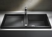 Кухонная мойка оборачиваемая без крыла, с клапаном-автоматом, гранит, жемчужный Blanco Adon XL 6S 520524