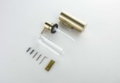 Дозатор жидкого мыла Aquatek Оберон настенный, шлифованное золото AQ4205BG