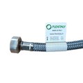 Гибкая подводка смесителя Flexitaly, M10x1 x G1/2", 60см, DN8, пара, длинный и короткий штуцер, нейлон 1400460+1450460