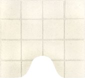 Коврик для туалета 55x55см натуральный Spirella TILE 1013452