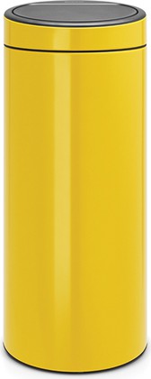 Мусорный бак Brabantia Touch Bin New, 30л, желтая маргаритка 115240
