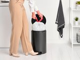 Мусорный бак с педалью Brabantia NewIcon 20л, тёмно-серый 233500