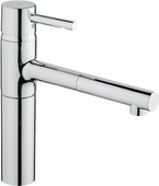 Смеситель однорычажный с выдвижным изливом для кухонной мойки, хром Grohe ESSENCE 32171000