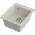 Кухонная мойка Omoikiri Omishima 41 CR Matt Natceramic, врезной монтаж, cream матовый 4997550