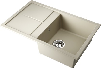 Кухонная мойка Omoikiri Sumi 79-BE с крылом, tetogranit, ваниль 4993663
