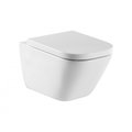 Подвесной унитаз Roca The Gap, безободковый, без сидения, белый 34647L000
