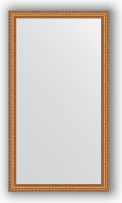 Зеркало Evoform Definite 750x1350 в багетной раме 60мм, золотые бусы на бронзе BY 3298