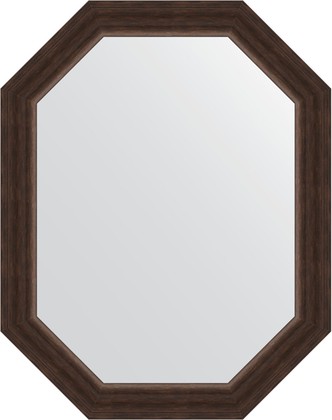 Зеркало Evoform Polygon 560x710 в багетной раме 62мм, палисандр BY 7066