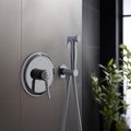 Смеситель с гигиеническим душем Aquatek Классик, хром AQ1519CR
