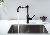 Смеситель для кухни Aquatek Классик, чёрный матовый AQ1580MB