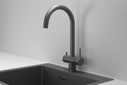 Смеситель кухонный Granula Kitchen Space KS-7104, с подключением к фильтру для питьевой воды, Графит матовый 7104, ГРАФИТ МАТОВЫЙ