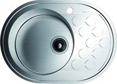 Кухонная мойка Omoikiri Kasumigaura 65-1-L, чаша слева, сатин 4993008