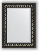 Зеркало Evoform Exclusive 550x750 с фацетом, в багетной раме 81мм, чёрный ардеко BY 1125