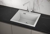 Кухонная мойка Granula Estetica ES-5804, 580x500, кварц, Арктик 5804, АРКТИК