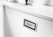 Кухонная мойка без крыла, с клапаном-автоматом, гранит, жемчужный Blanco Subline 400-U 520653