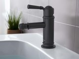 Смеситель для биде Aquatek Классик, чёрный матовый AQ1518MB