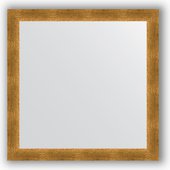 Зеркало Evoform Definite 740x740 в багетной раме 59мм, травлёное золото BY 0668