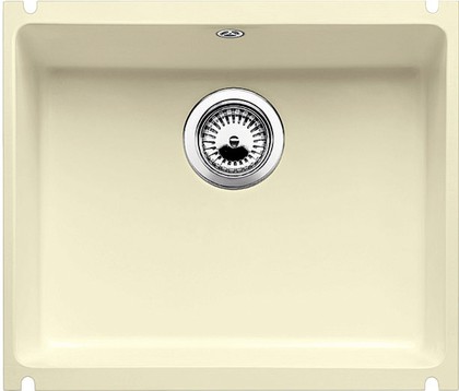 Кухонная мойка без крыла, с клапаном-автоматом, керамика, жасмин Blanco Subline 500-U PuraPlus 514511