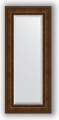 Зеркало Evoform Exclusive 620x1420 с фацетом, в багетной раме 120мм, состаренная бронза с орнаментом BY 3533