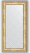 Зеркало Evoform Exclusive-G 820x1640 с гравировкой, в багетной раме 120мм, состаренное серебро с орнаментом BY 4299