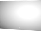 Зеркало с фацетом Defesto Glow 120x80, LED подсветка, сенсорный выключатель, нейтральный белый свет DF 2510SH