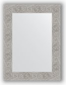Зеркало Evoform Definite 600x800 в багетной раме 90мм, волна хром BY 3057