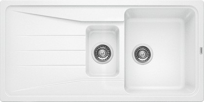 Кухонная мойка Blanco Sona 6S, с крылом, гранит, белый 519855