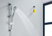 Душевой гарнитур Aquatek Бетта 650, 3jet, с мыльницей, шланг металл, хром AQ2013CR