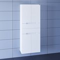 Шкаф-пенал Санта Лондон 600x1500x300, подвесной, белый 524002