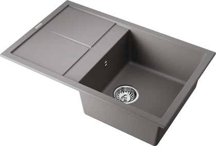 Кухонная мойка Omoikiri Sumi 79A-GR, с крылом, Artceramic, leningrad grey 4997098