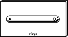 Смывная клавиша для унитаза Viega Visign for Style 11 двойной смыв, хром 597115