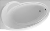 Ванна акриловая Aquatek Бетта 160х97, левая, разборный сварной каркас, фронтальный экран BET160-0000027