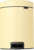 Мусорный бак с педалью Brabantia NewIcon 5л, ванильно-жёлтый 233784